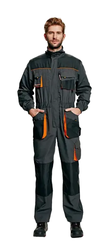 Kombinéza EMERTON černo-oranžová