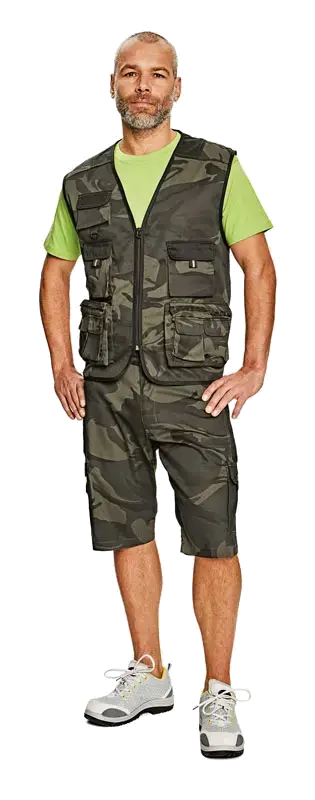 Kalhoty krátké pracovní CRAMBE camouflage