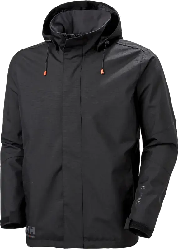 Bunda voděodolná pracovní Oxford s kapucí Helly Hansen