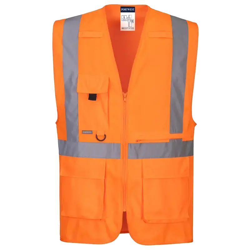 Vesta pracovní reflexní Hi-Vis s kapsou na tablet kapsová