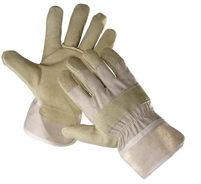 Rukavice zateplené kombinace textil/štípaná kůže SHAG