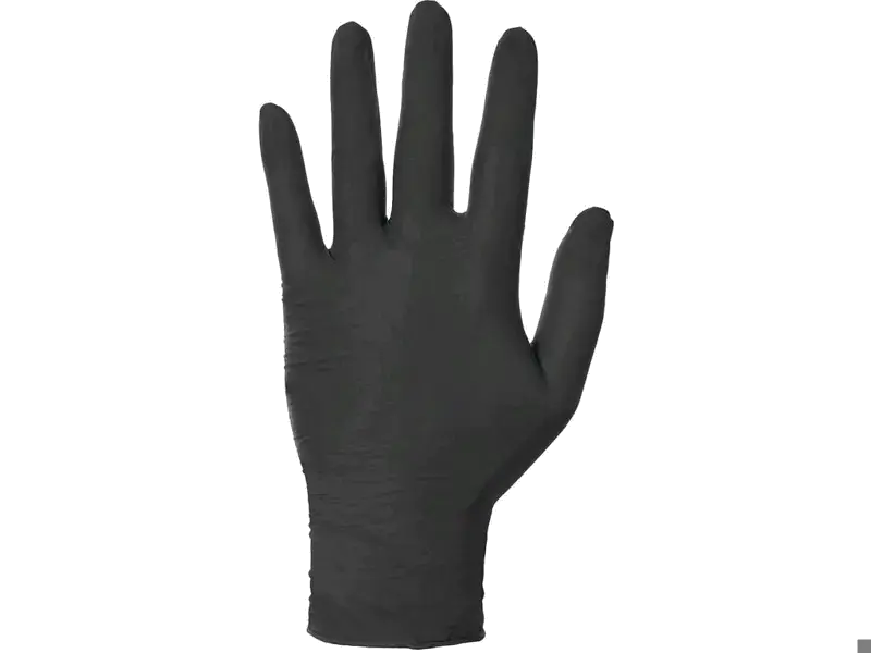Rukavice jednorázové nitrilové STERN BLACK, 100 ks v balení