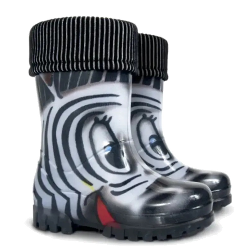 Holínky dětské PVC zateplené TWISTER LUX PRINT