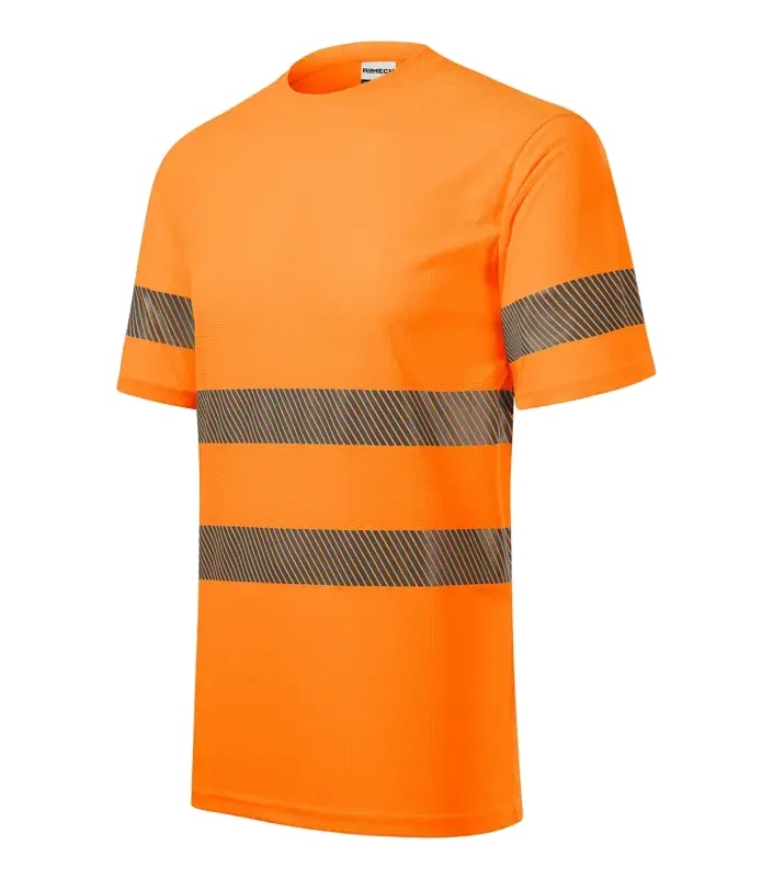 Tričko unisex krátký rukáv HV DRY 1V8 fluorescenčí