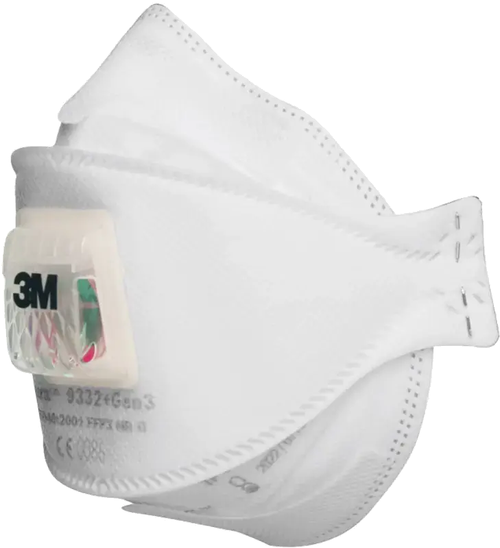 Respirátor 3M 9332+ GEN3 AURA FFP3 NR D, s výdechovým ventilem