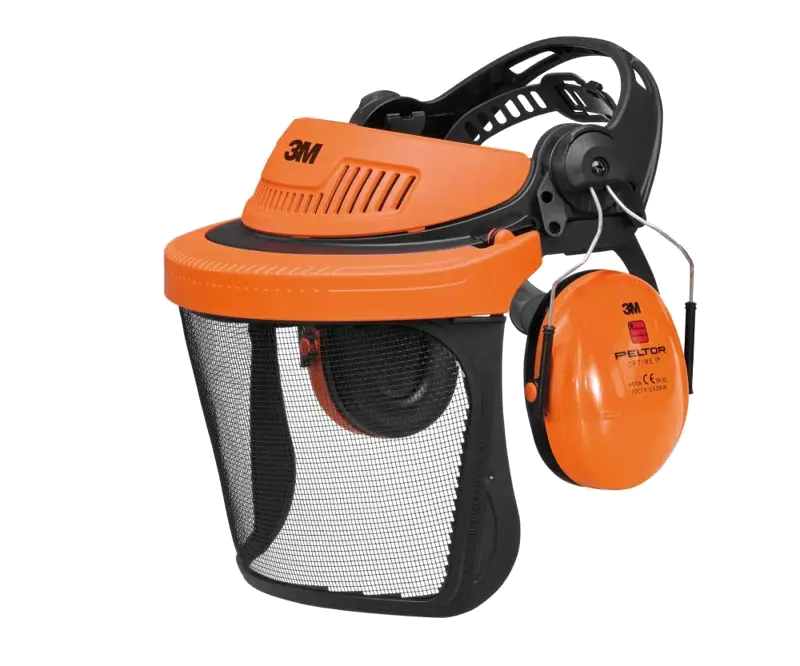 Štít drátěný 3M PELTOR G500V5CH510-OR 26dB kombinace náhlavního systému 3M Peltor + mušlový chránič