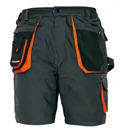 Kalhoty pracovní krátké EMERTON černo-oranžová