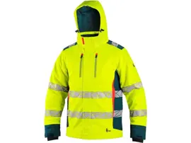 Bunda softshellová zimní BEDFORD WINTER výstražná žlutá