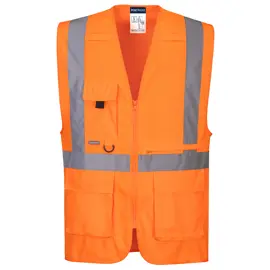 Vesta pracovní reflexní Hi-Vis s kapsou na tablet kapsová