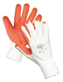 Rukavice TC úplet máčené v latexu REDWING