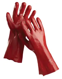 Rukavice PVC červené délka 27 cm REDSTART