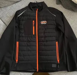 Bunda dámská CDS, barva black/neo orange, 02.1819,