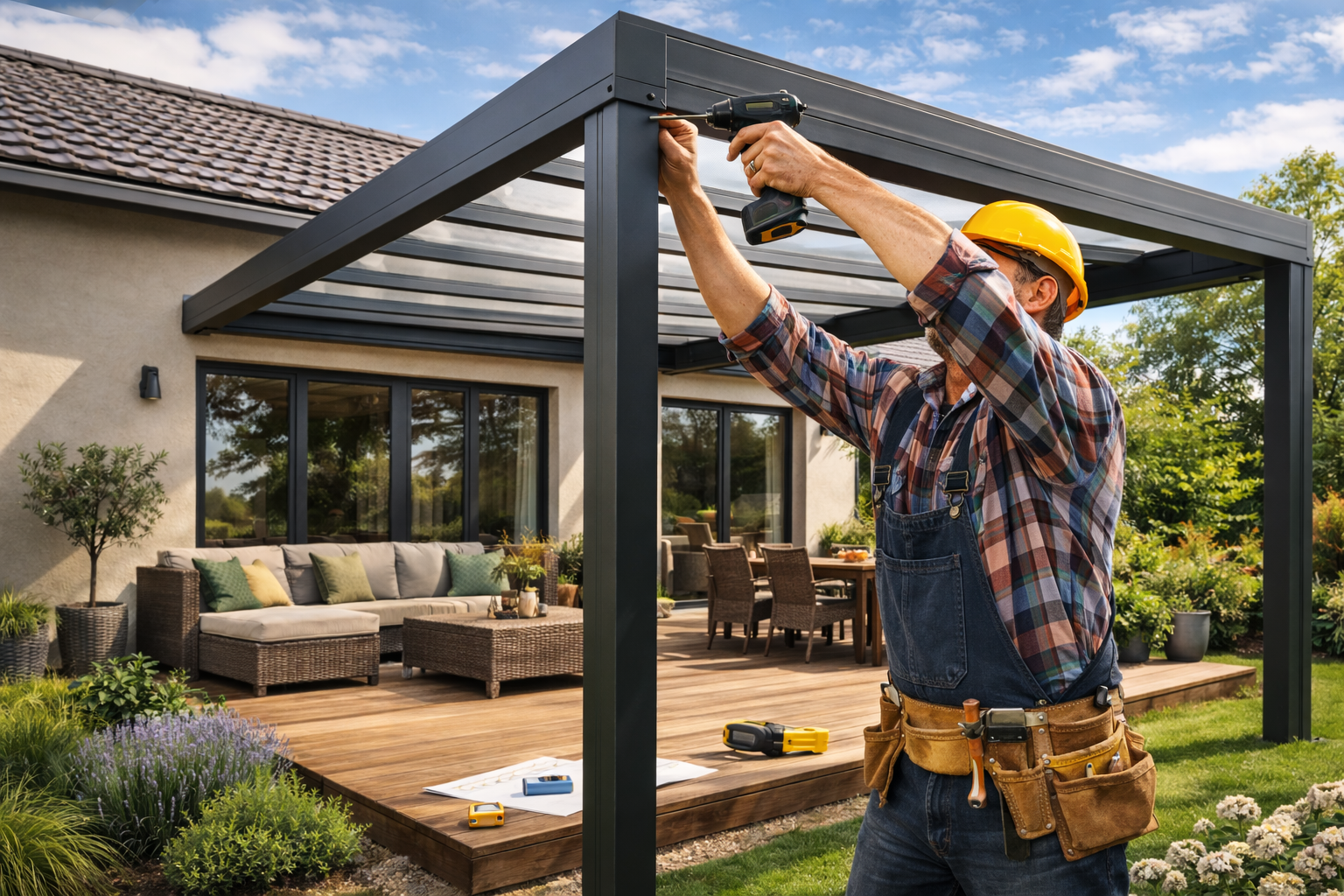 Stavba pergoly svépomocí kompletní návod